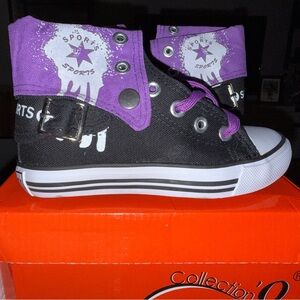 Collection’O Girl’s High-Top Sneakers Sz 8